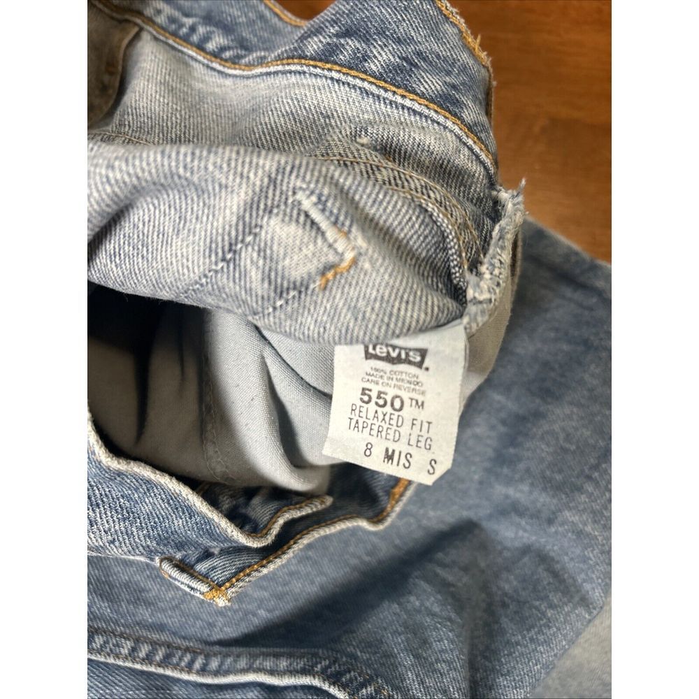Vintage Levi's 550 Women's Size 8 Mis S 2000 Relaxed Fit Tapered Leg - Picture 7 of 16